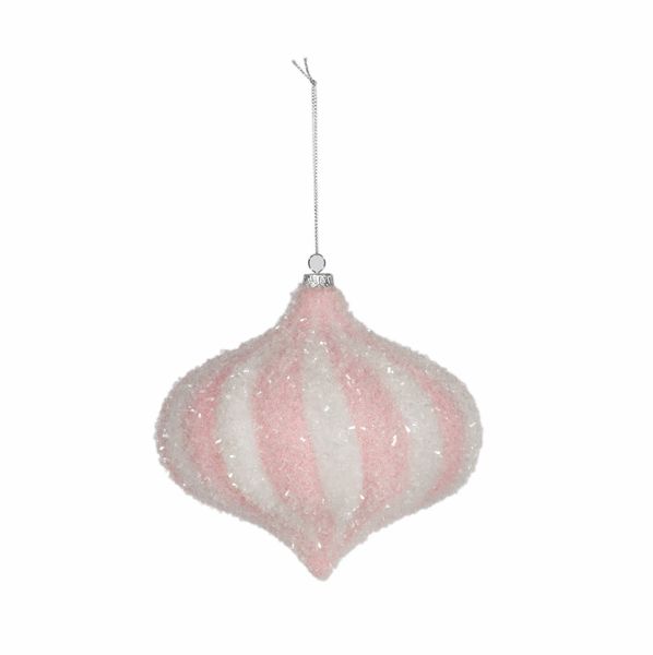 Onion Hanging Decoration - Pink - W16cm