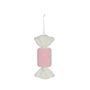 Rectangle Candy Hanging Decoration - Pink - H18cm