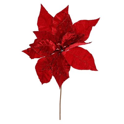 Giant Poinsettia - Red - 50x50cm