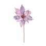Single Poinsettia - Lavender - W25xL45cm