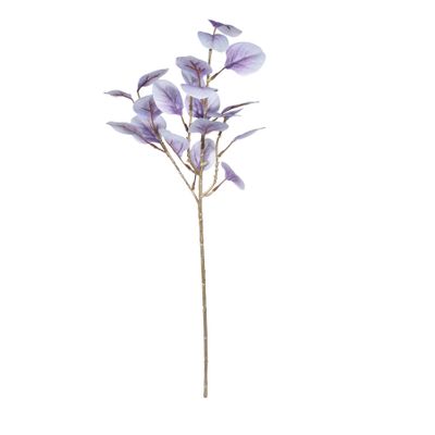 Eucalyptus Leaves Spray - Purple- H60cm