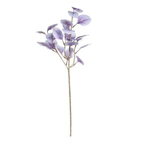 Eucalyptus Leaves Spray - Purple- H60cm