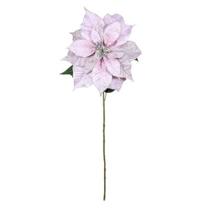 Single Poinsettia - Lt Purple - 71cm