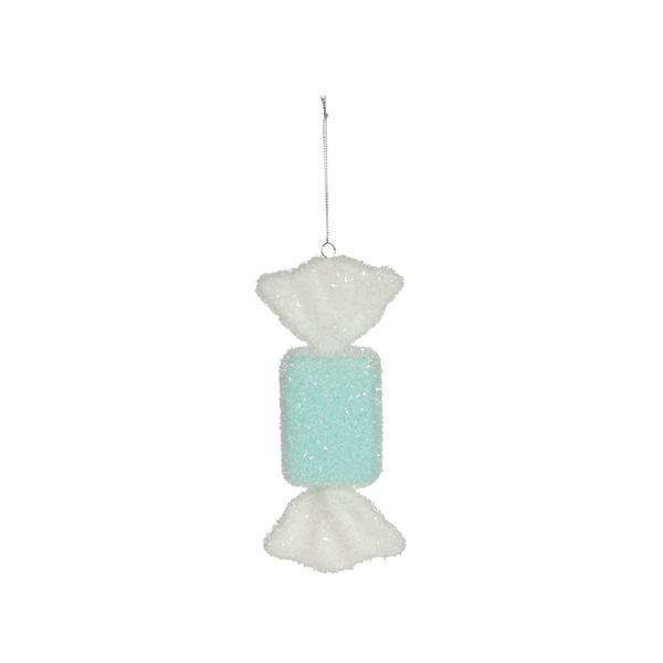 Rectangle Candy Hanging Decoration - Turquoise - H18cm