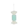 Rectangle Candy Hanging Decoration - Turquoise - H18cm