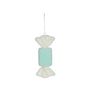 Rectangle Candy Hanging Decoration - Turquoise - H18cm