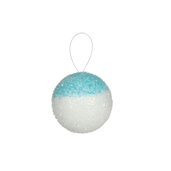 Ombre Frosted Ball - Turquoise - D10cm