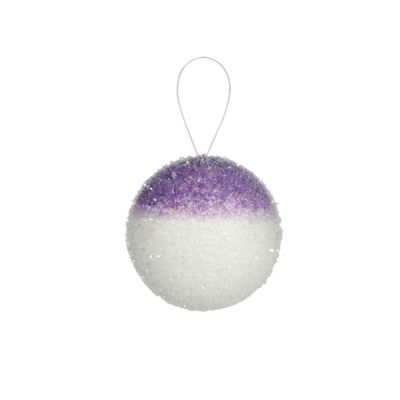 Ombre Frosted Ball - Purple - D10cm