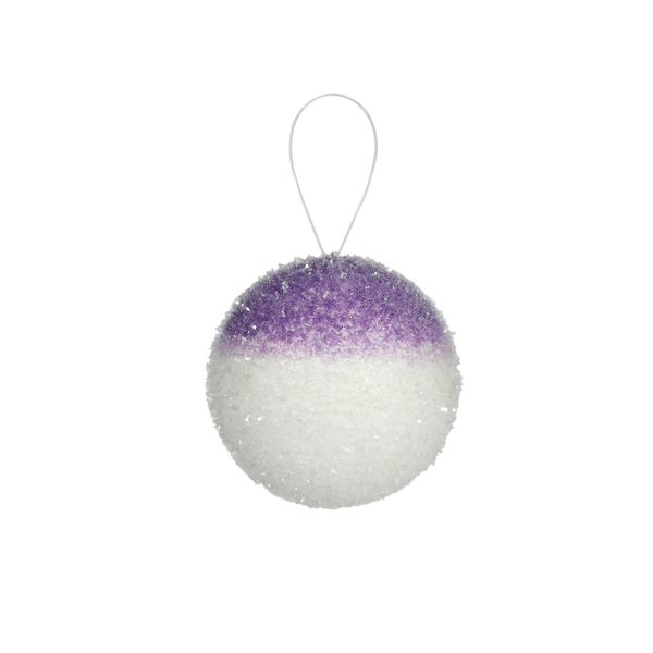 Ombre Frosted Ball - Purple - D10cm