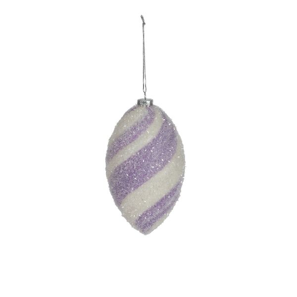 Finial Hanging Decoration - Purple - H20cm