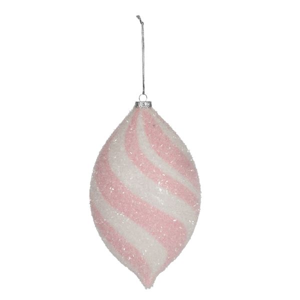 Finial Hanging Decoration - Pink - H27cm