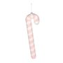 Candy Cane Hanging Decoration - Pink - H60cm