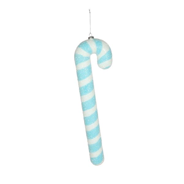 Candy Cane Hanging Decoration - Turquoise - H60cm