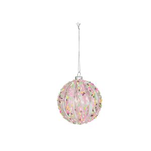 Melon Ball Hanging Decoration - Pink - H8cm