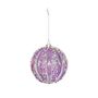 Melon Ball Hanging Decoration - Purple - H10cm