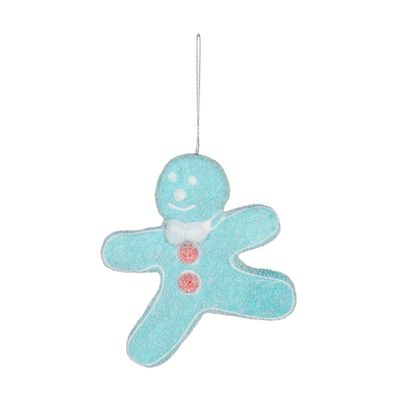 Gingerbread Man - Turquoise - H15cm