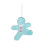 Gingerbread Man - Turquoise - H15cm