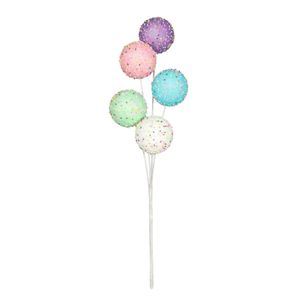 Sparkle Ball Spray x 5  - Multicolour - H61cm