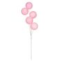 Sparkle Ball Spray x 5 - Pink - H61cm