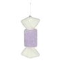 Rectangle Candy Hanging Decoration - Purple - H31cm