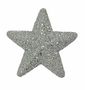 Glitter Encrusted  Star Hanging Decoration - Gold -19cm