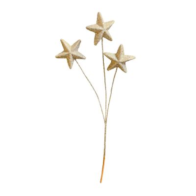 Glitter Star x 3 Spray - Gold