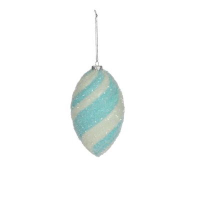 Finial Hanging Decoration - Turquoise - H20cm