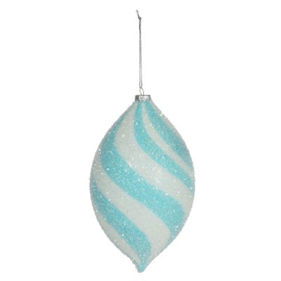 Finial Hanging Decoration - Turquoise - H27cm