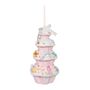 Candyland Cake Stack Hanging Decoration - Pink / Blue - 28cm