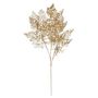 Glitter Fern Stem - Gold