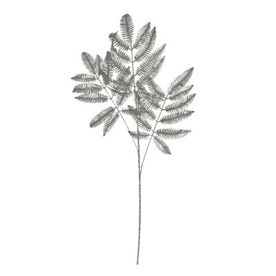 Metallic Fern Stem - Silver