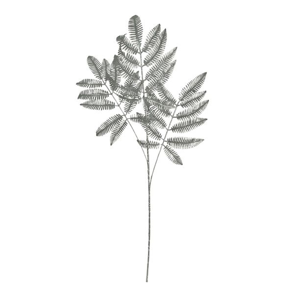 Metallic Fern Stem - Silver