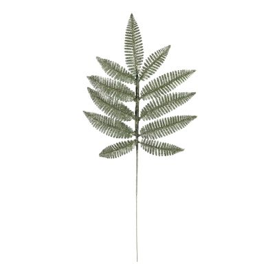 Glitter Fern Leaf - Green