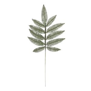 Glitter Fern Leaf - Green