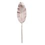 Metallic Large Leaf - Blush Pink