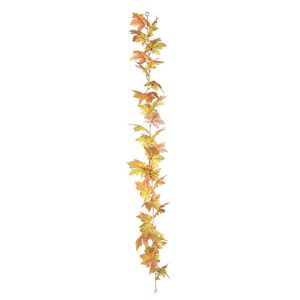 Essential Autumn Large Leaf Maple Garland - Orange/Yellow - 170cm