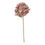 Hydrangea Stem - Rose Gold  Metallic Sheen - 66cm