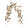 Glitter Leaf Garland - Gold - 183cm