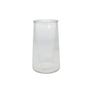 Ribbed Graduated Vase - Clear -H21.5cm