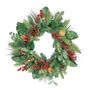 Luxury Wreath with Orange, Cinnamon & Cones - 60cm 