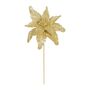 Glitter Poinsettia - Gold - 67cm