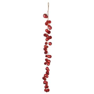 Bauble Garland - Red - 180cm 