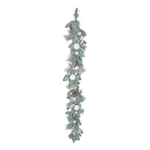 Snowy Cone, Berry and Bauble Garland - 180cm 