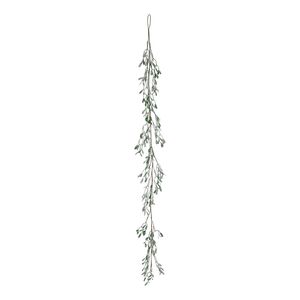 Misletoe Garland Frosted White Berry 