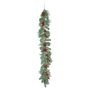 Mixed Foliage Garland with Cones & Red Berry - 180cm