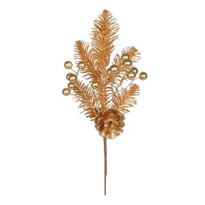 Gold Berry / Spruce / Pinecone Pick - 30cm