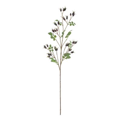 Rose Hip Spray - Dark Purple - 95cm