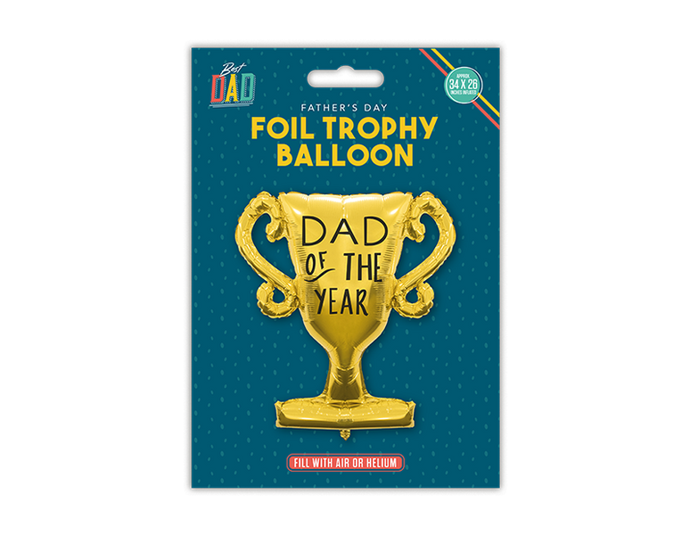Dad Trophy Foil Balloon 