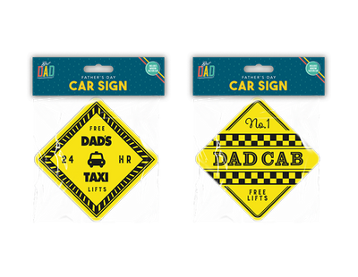Fathers Day Car Sign