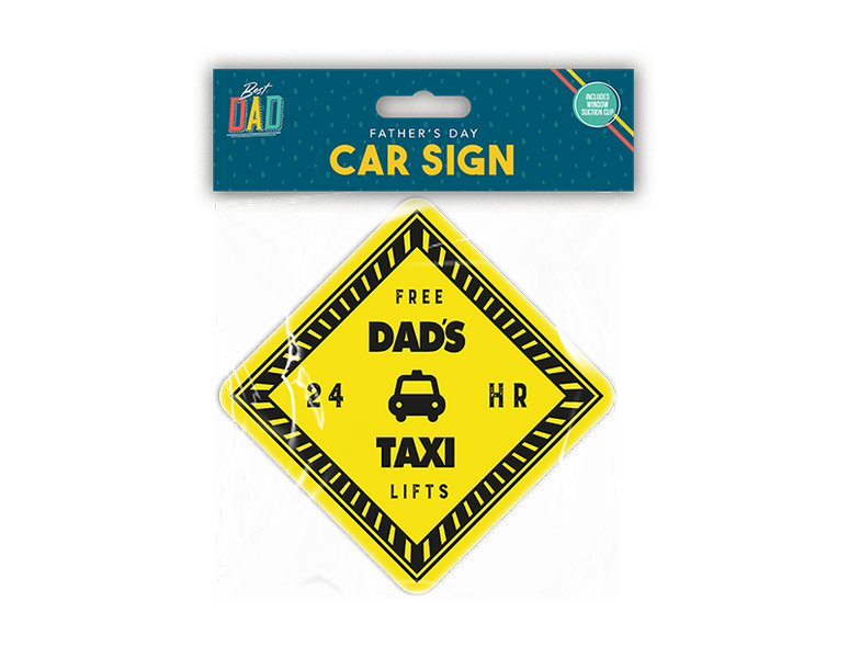 Fathers Day Car Sign